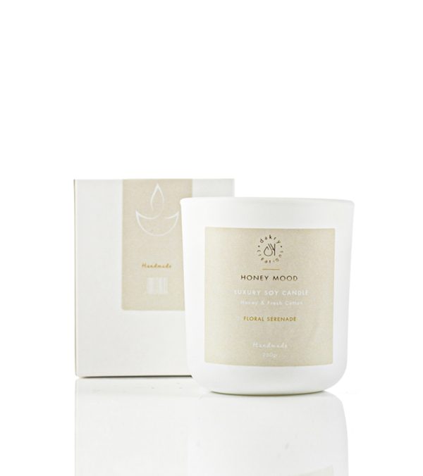 Dakry Olive | Vegan soy wax - Honey & Fresh Cotton