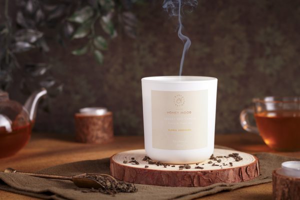 Φυτικό κερί σόγιας - Μέλι & Πράσινο τσάι